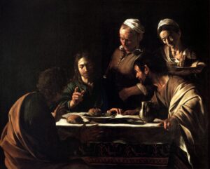 La Cena in Emmaus, Caravaggio Milano
