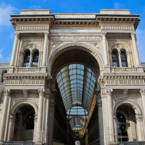 ingresso Galleria Vittorio Emanuele II