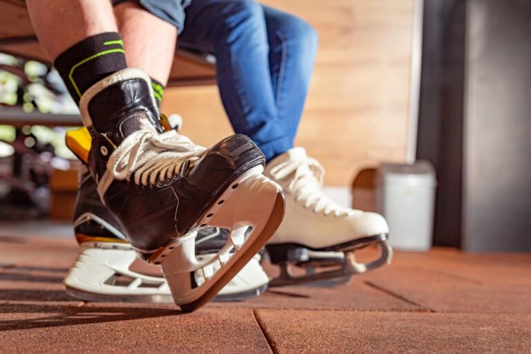 pista di pattinaggio sul ghiaccio a como