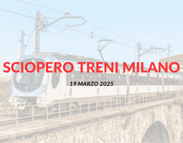 sciopero treni milano 19 marzo 2025