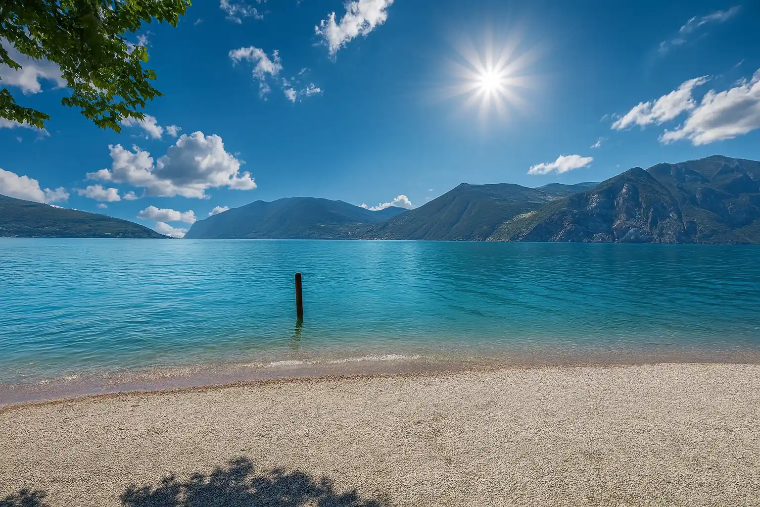 Spiaggia libera Piccola Tahiti a Marone sul Lago D'iseo